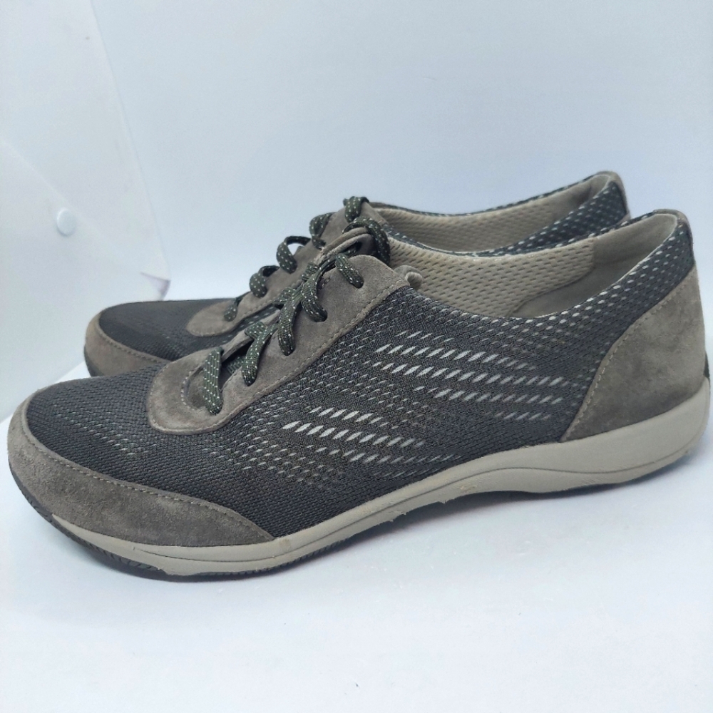 Dansko Hayes Gray Suede Comfort Tennis Shoes Size EU 40 US 9.5-10